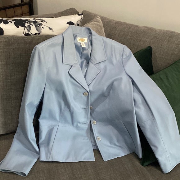 Talbots Leather Jacket - Picture 1 of 8